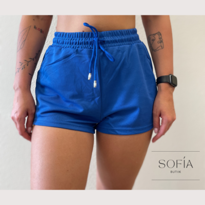 Naiste sinised lühikesed püksid