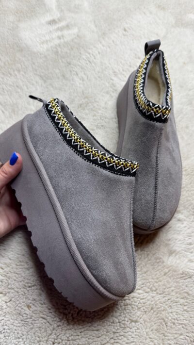 Naiste UGG-stiilis hallid saapad