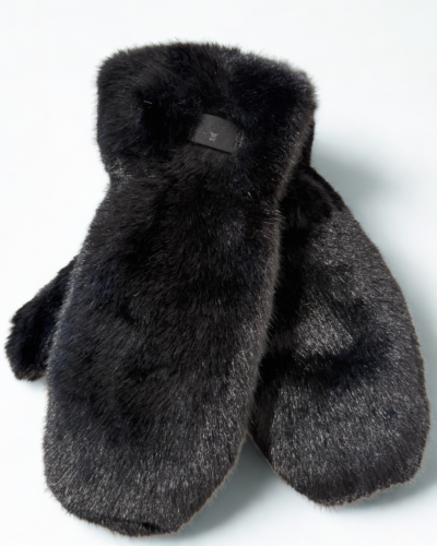 Naiste mustad soojad kindad