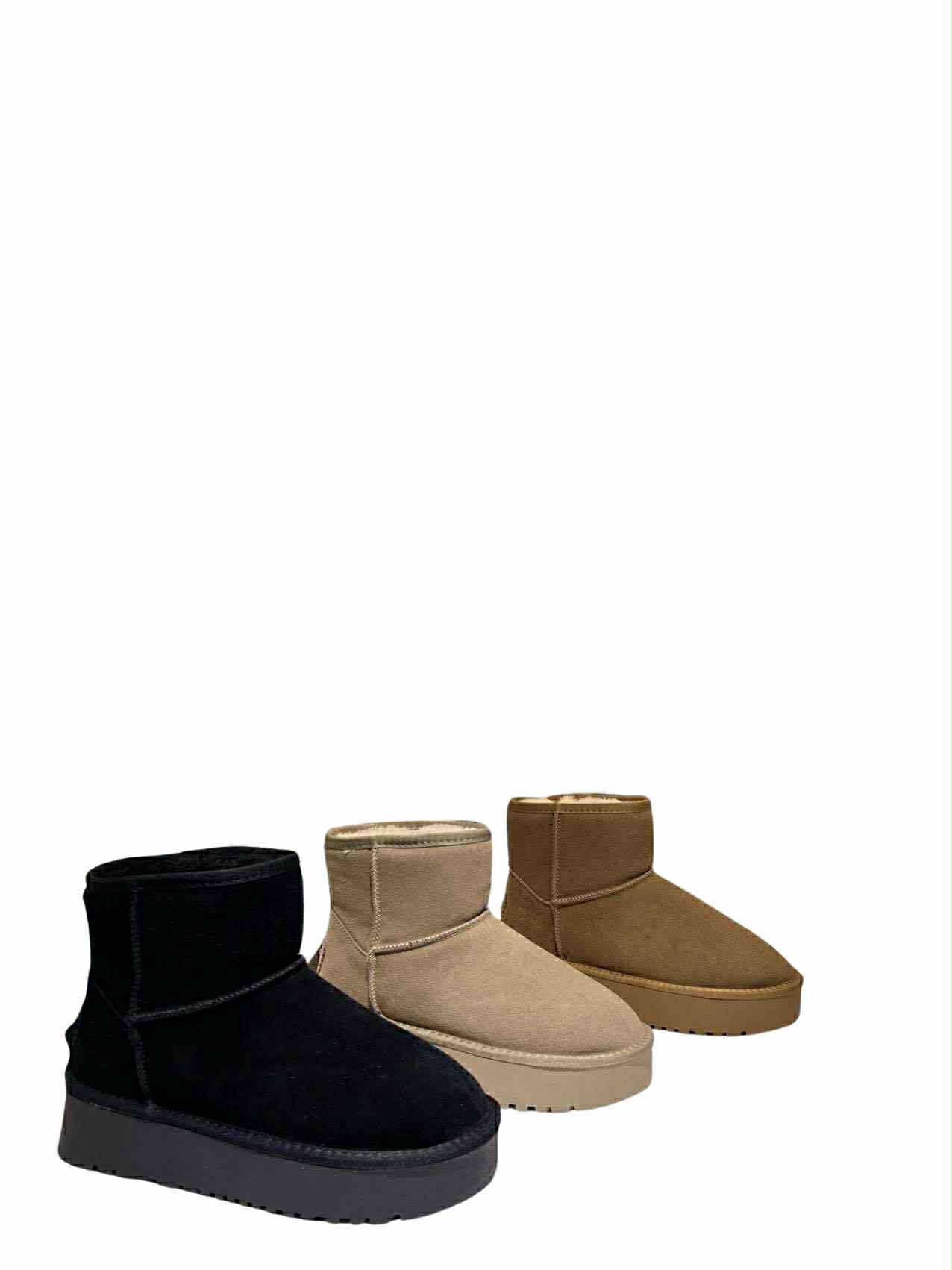 Täisnahast pika säärega UGG-stiilis jalanõud