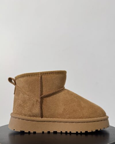 UGG-stiilis camel toonis jalanõud tüdrukutele