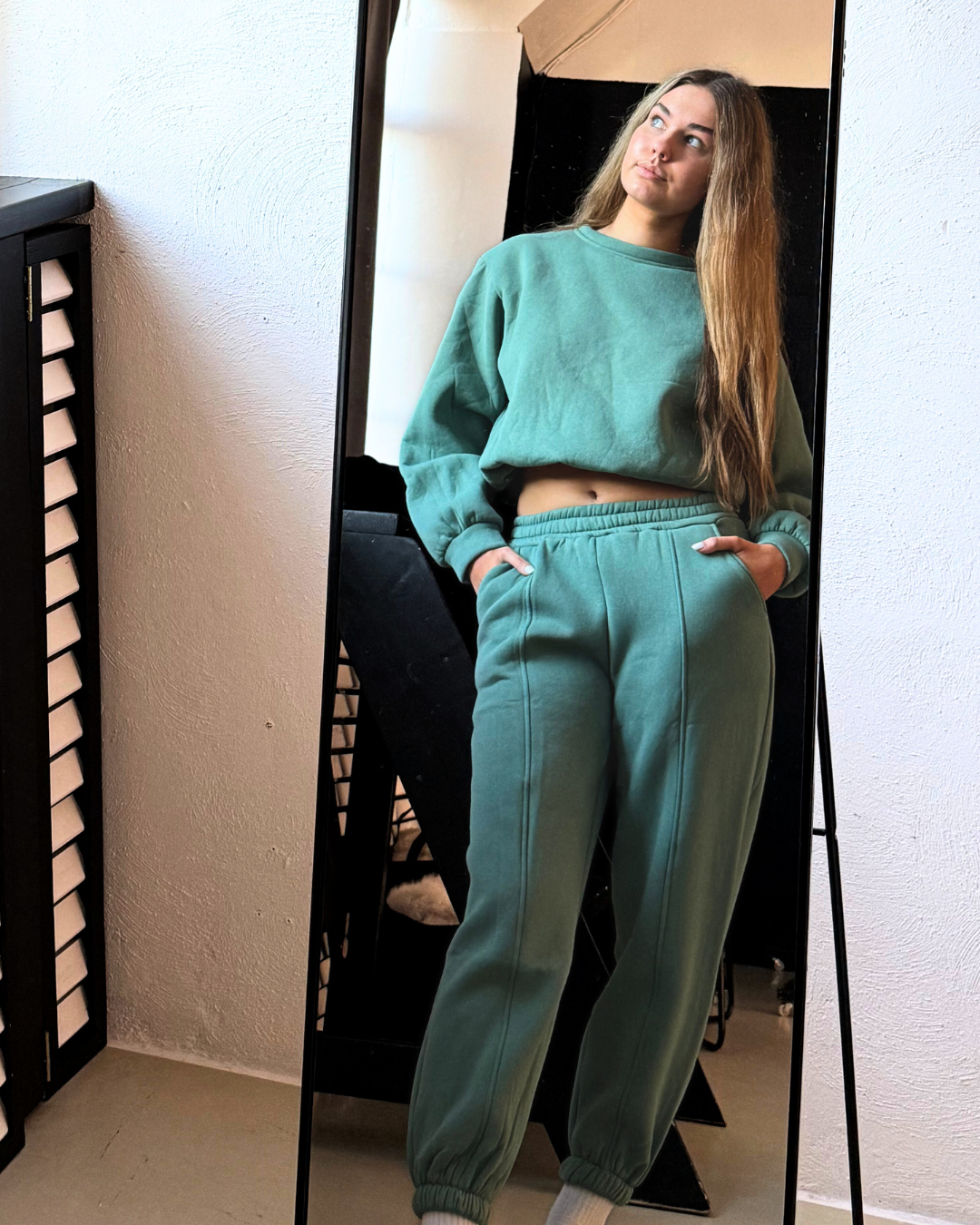 Naiste roheline dressikomplekt